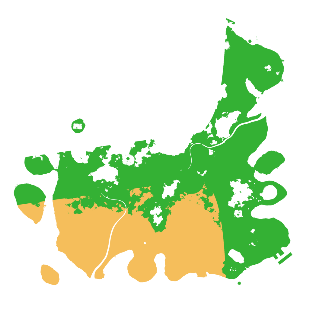 Biome Rust Map: Procedural Map, Size: 3850, Seed: 86272299