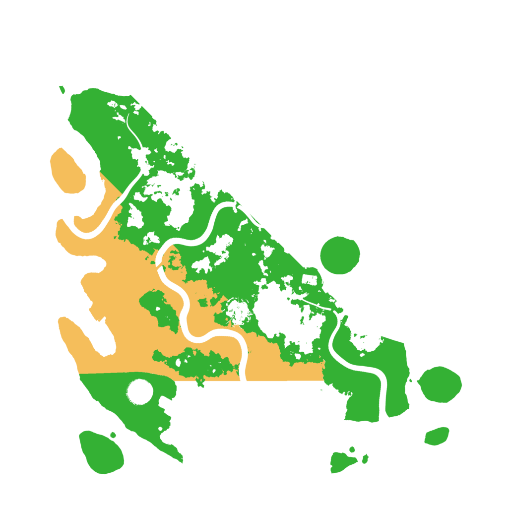 Biome Rust Map: Procedural Map, Size: 3600, Seed: 1277430