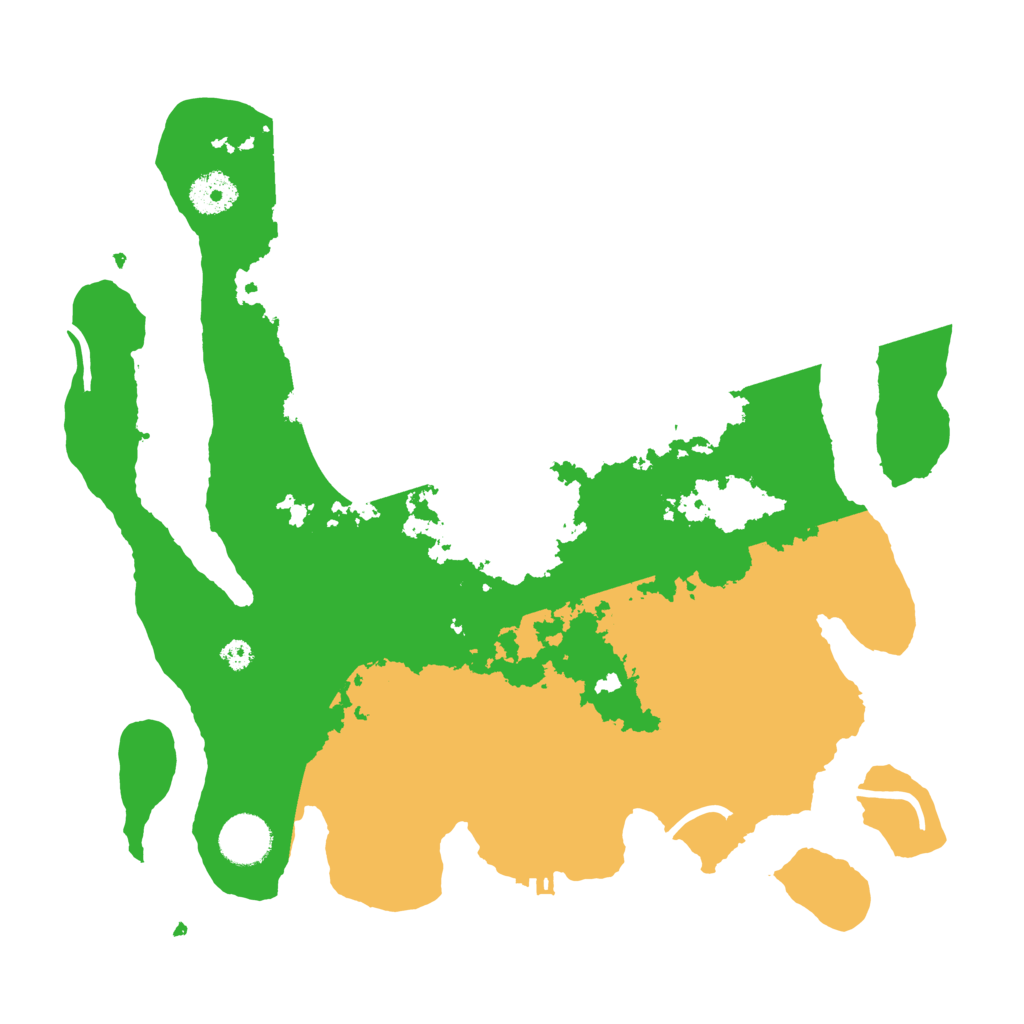 Biome Rust Map: Procedural Map, Size: 3500, Seed: 458912