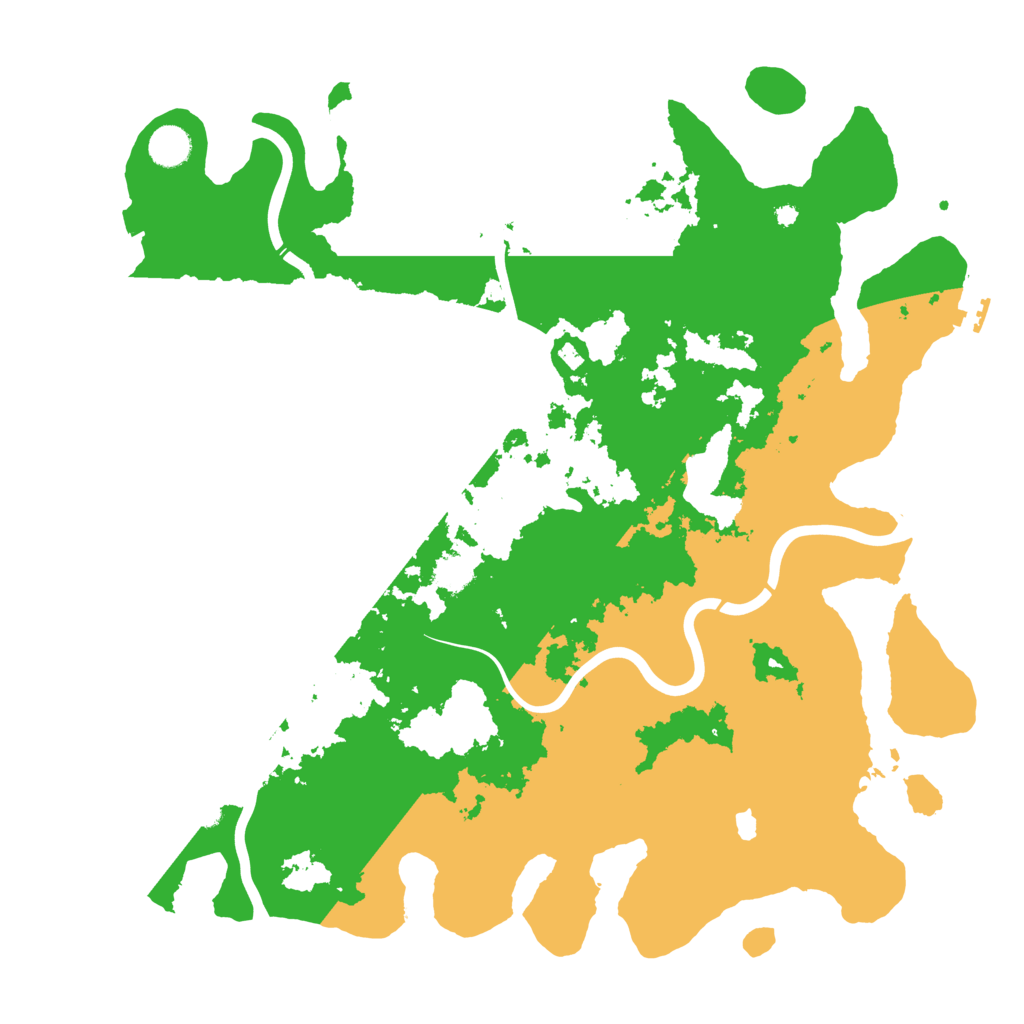 Biome Rust Map: Procedural Map, Size: 4300, Seed: 50275043