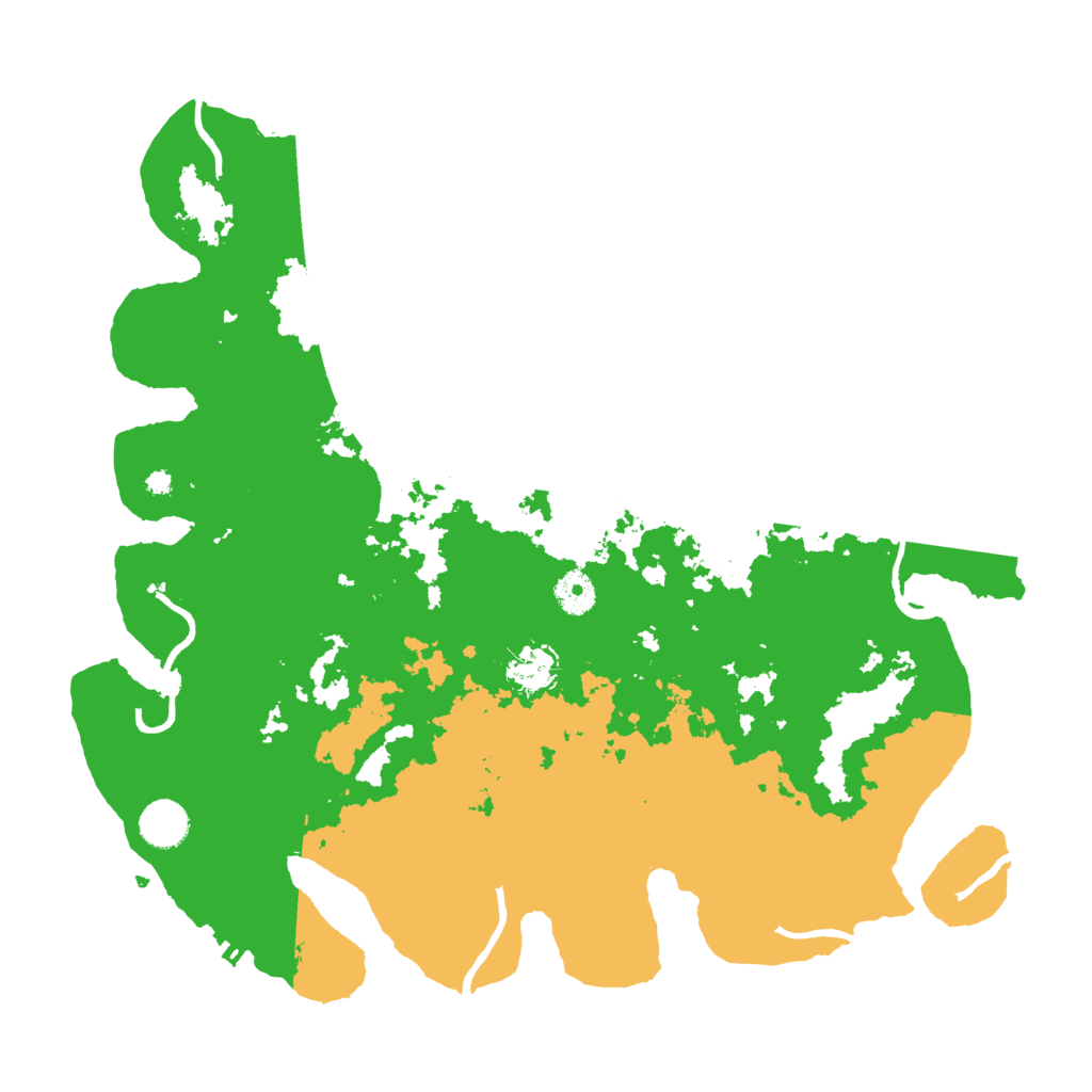 Biome Rust Map: Procedural Map, Size: 3950, Seed: 21921277