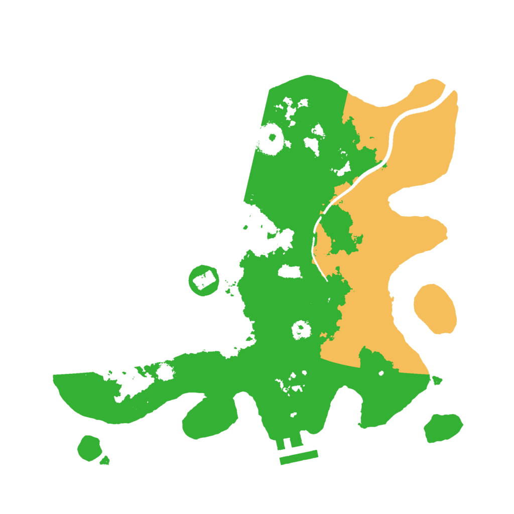 Biome Rust Map: Procedural Map, Size: 2700, Seed: 272004623
