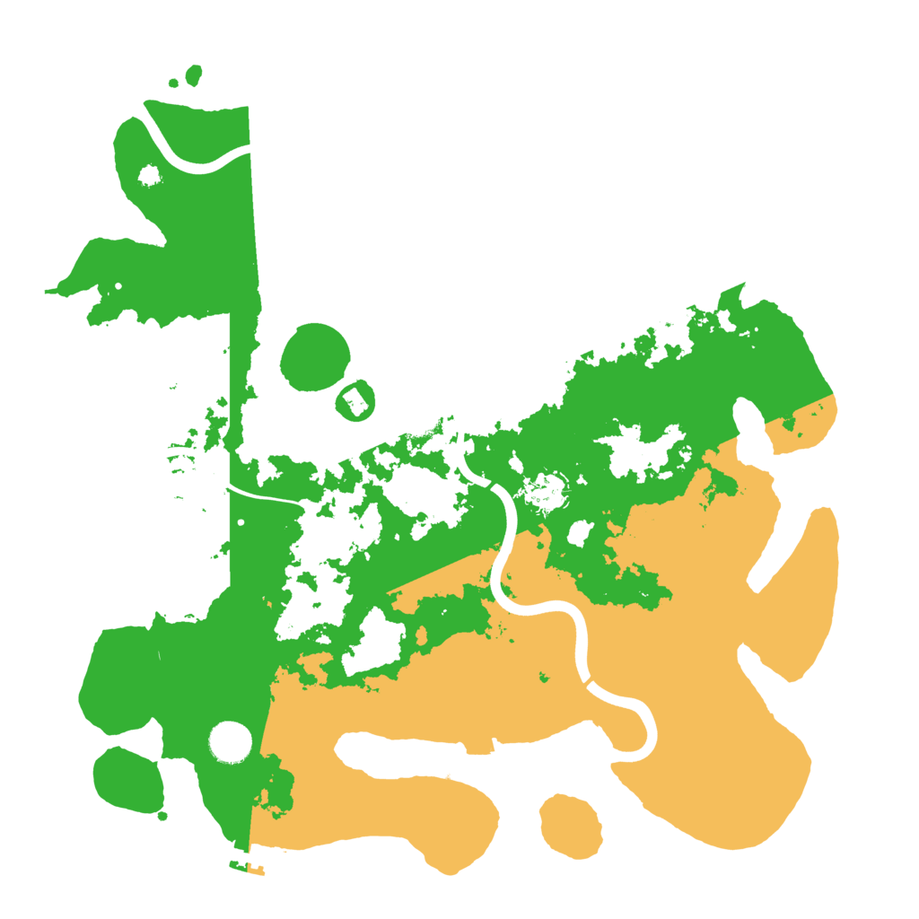 Biome Rust Map: Procedural Map, Size: 3850, Seed: 6364421
