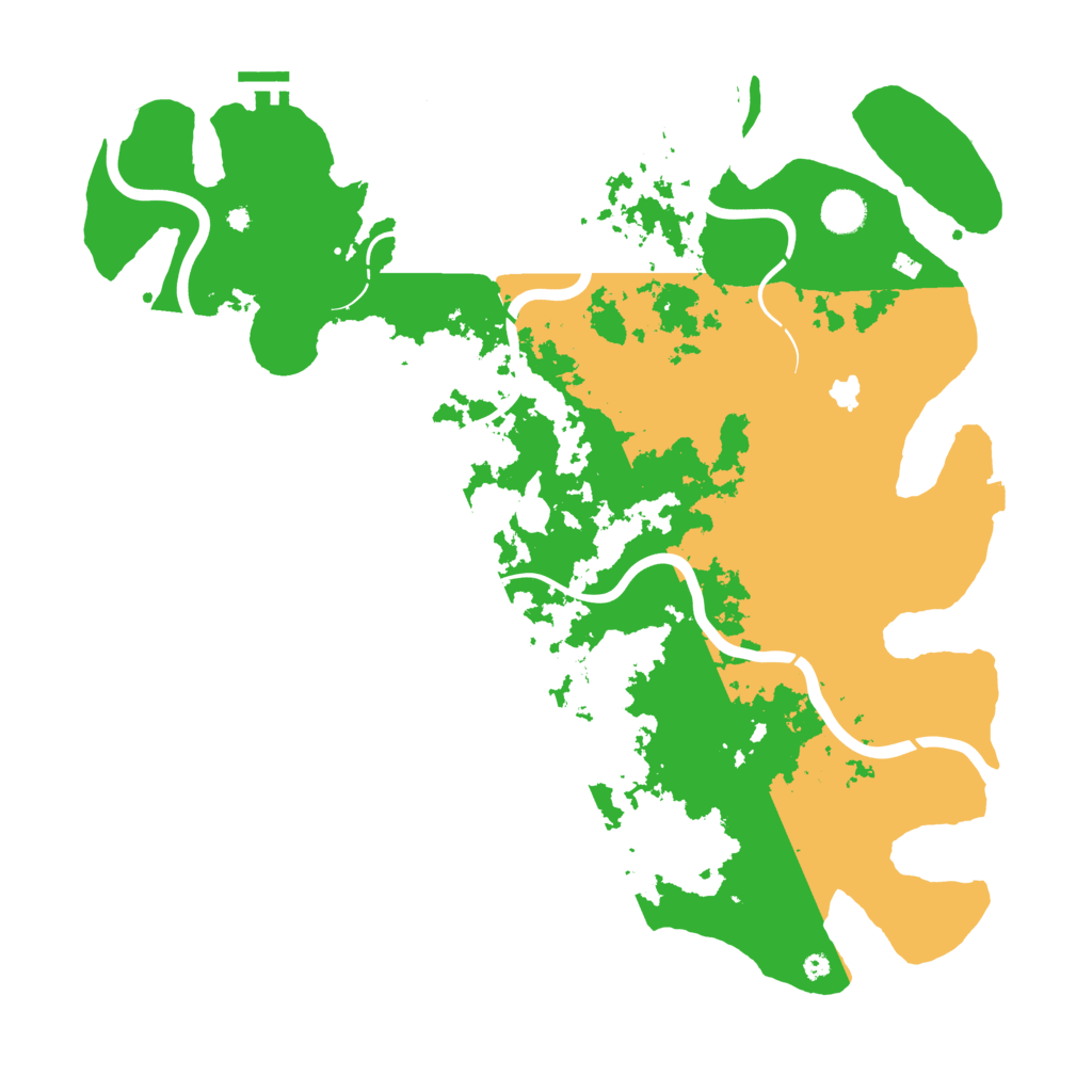 Biome Rust Map: Procedural Map, Size: 4300, Seed: 9638927