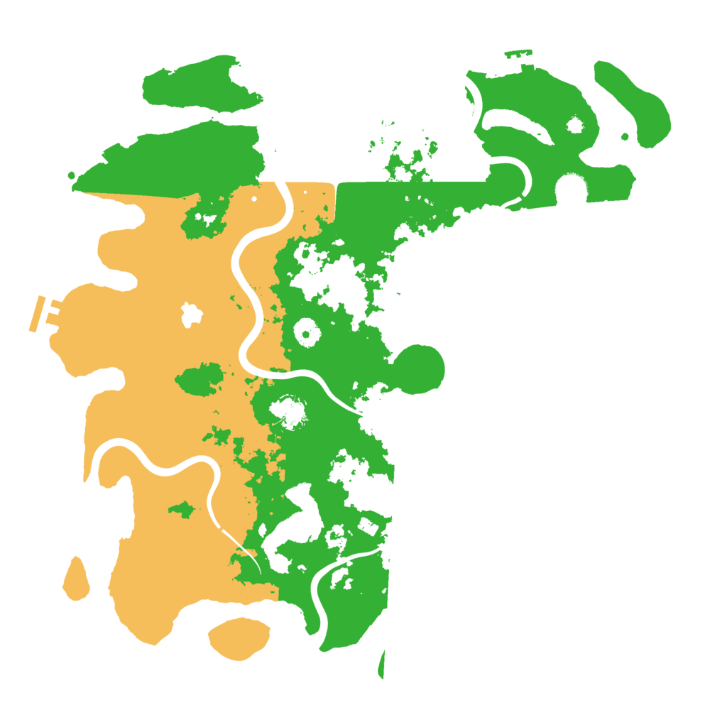 Biome Rust Map: Procedural Map, Size: 4000, Seed: 50113587