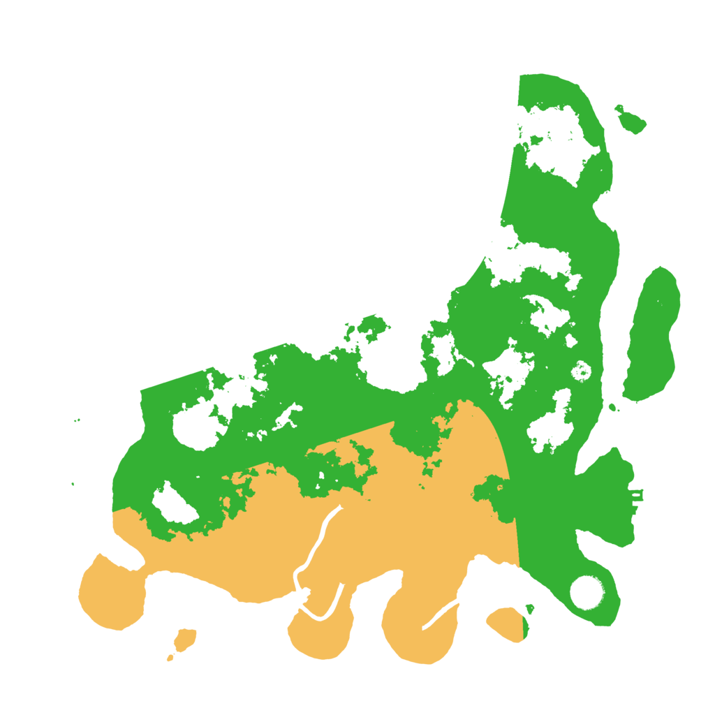 Biome Rust Map: Procedural Map, Size: 3750, Seed: 562123