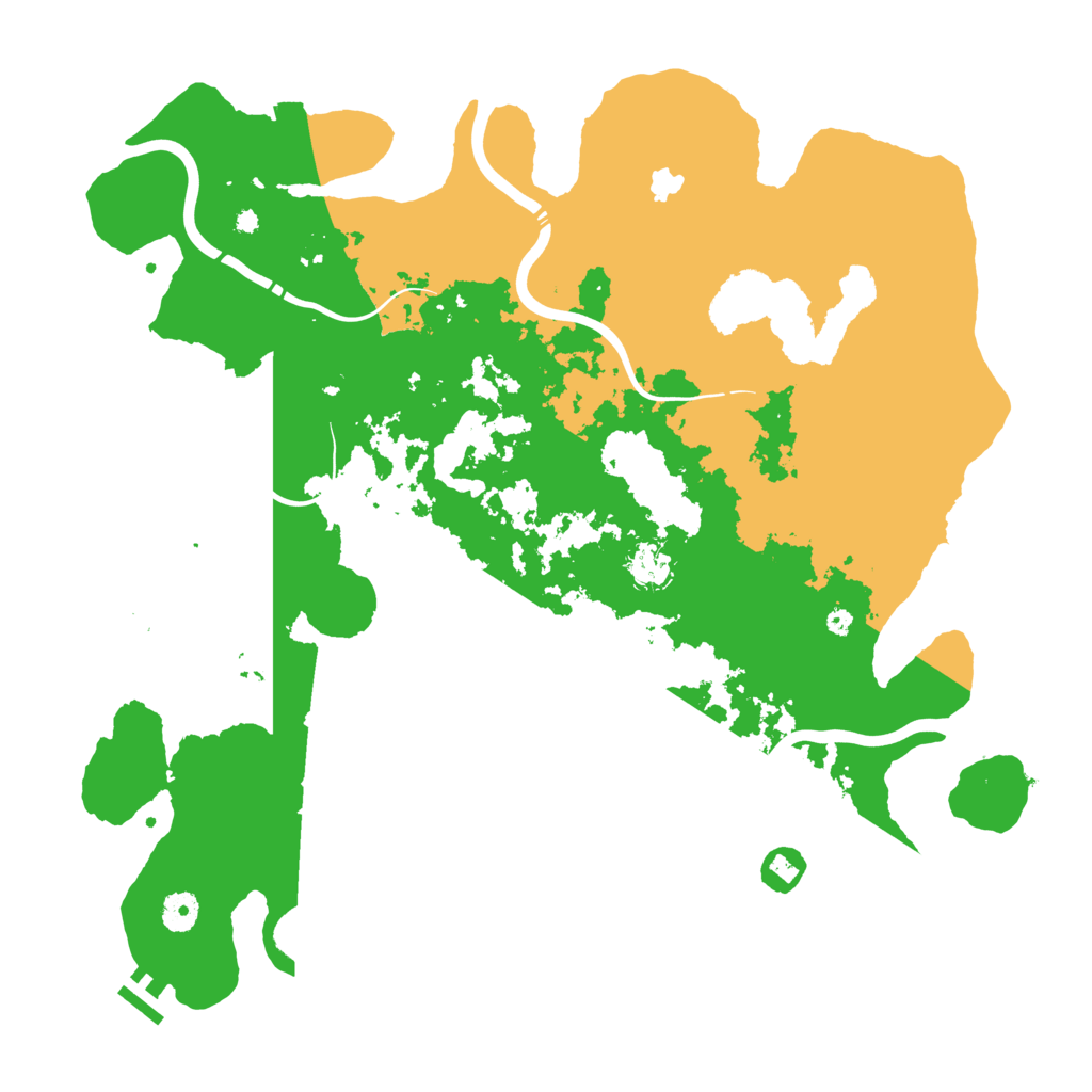 Biome Rust Map: Procedural Map, Size: 4250, Seed: 66543447