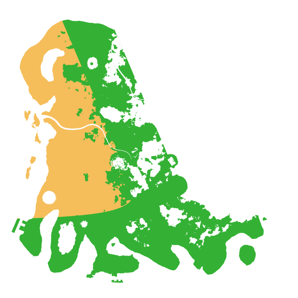 Biome Rust Map: Procedural Map, Size: 3950, Seed: 67260481