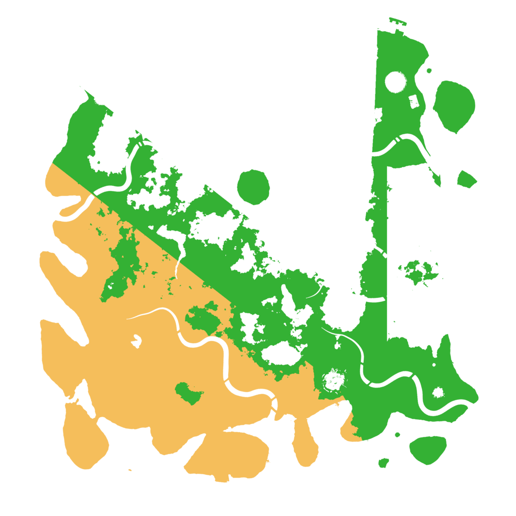 Biome Rust Map: Procedural Map, Size: 4300, Seed: 25418856
