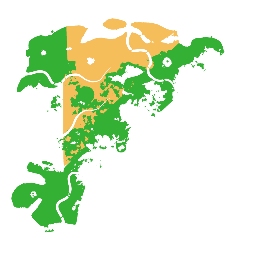 Biome Rust Map: Procedural Map, Size: 4250, Seed: 19306673