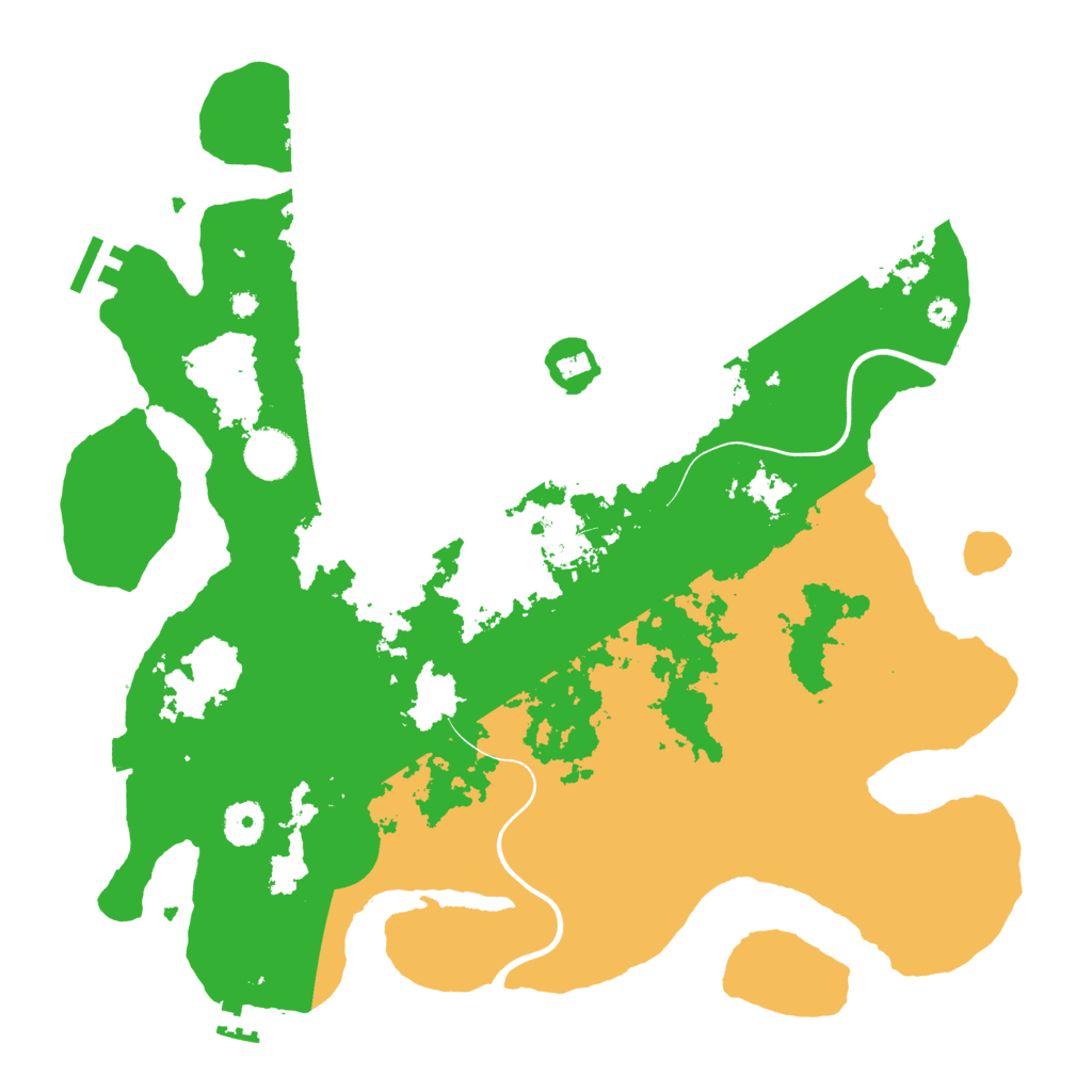 Biome Rust Map: Procedural Map, Size: 3800, Seed: 60719908