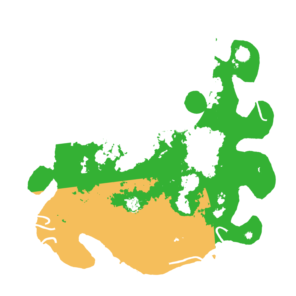 Biome Rust Map: Procedural Map, Size: 3700, Seed: 34669850