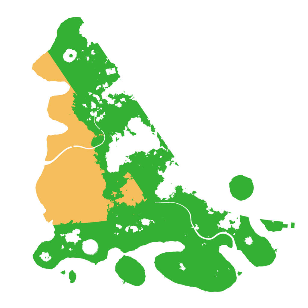 Biome Rust Map: Procedural Map, Size: 3500, Seed: 213512345