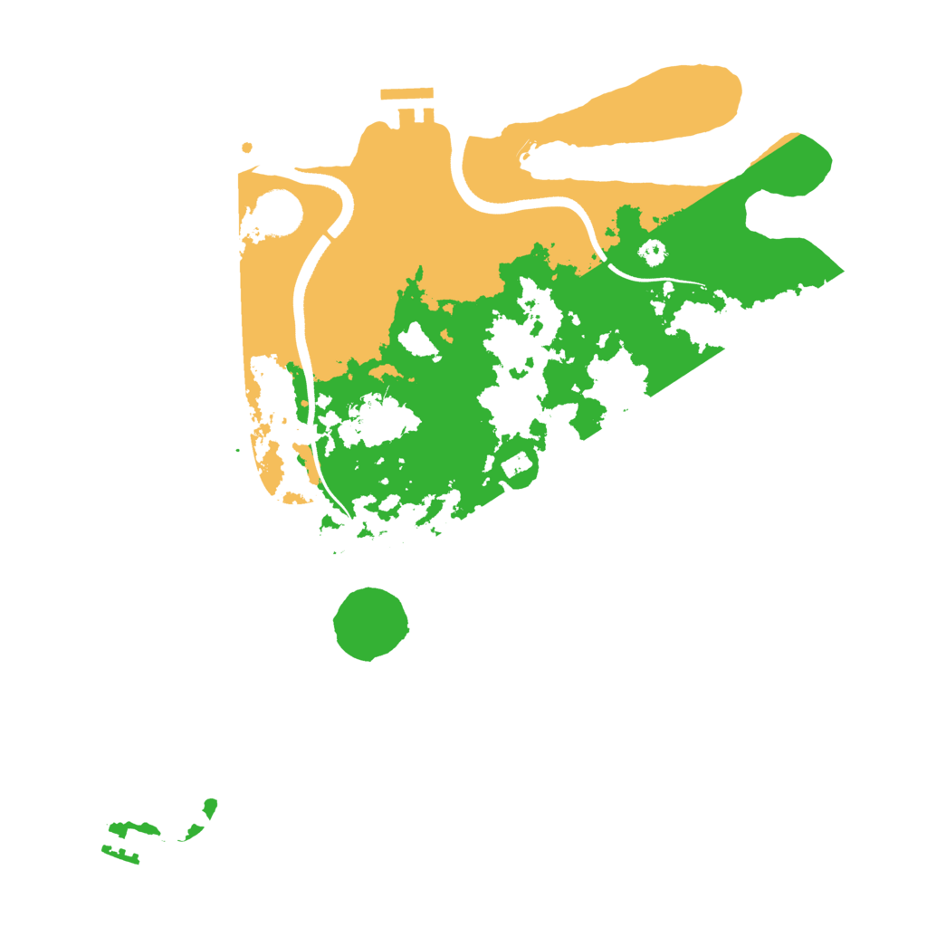 Biome Rust Map: Procedural Map, Size: 3550, Seed: 41474494