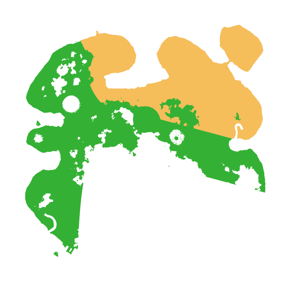 Biome Rust Map: Procedural Map, Size: 3000, Seed: 7260