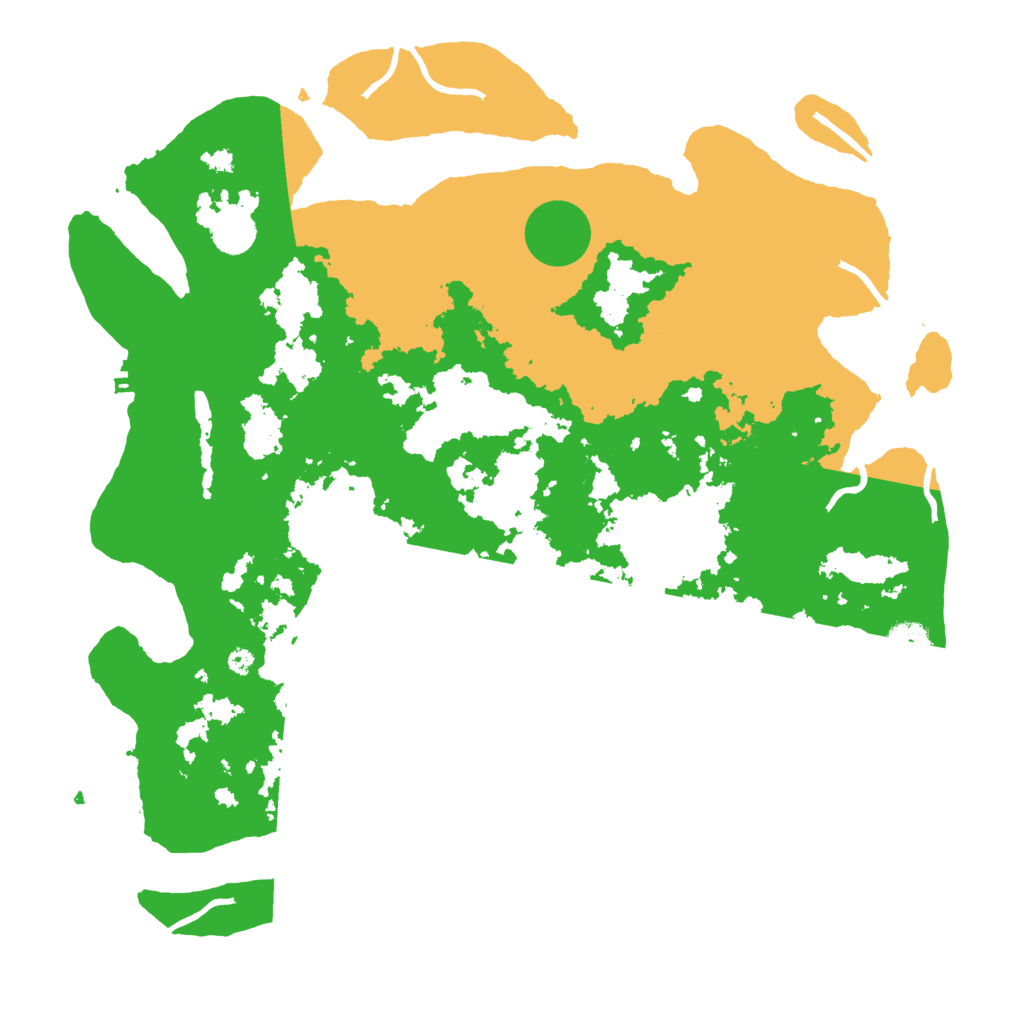 Biome Rust Map: Procedural Map, Size: 4100, Seed: 13649432