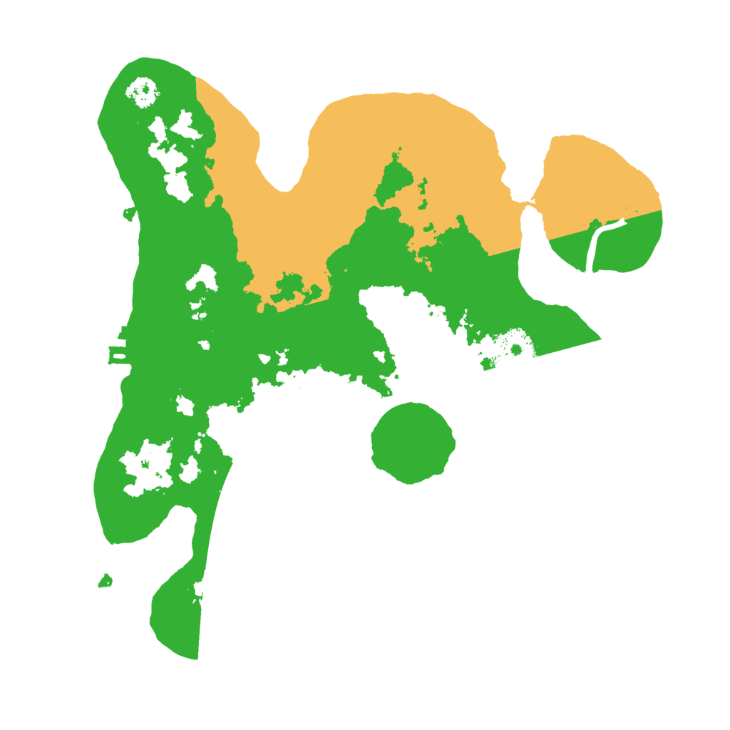 Biome Rust Map: Procedural Map, Size: 2500, Seed: 2023