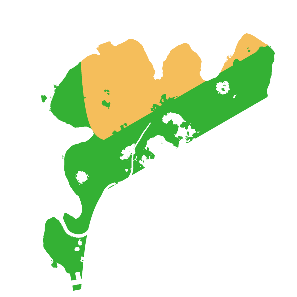 Biome Rust Map: Procedural Map, Size: 2250, Seed: 9