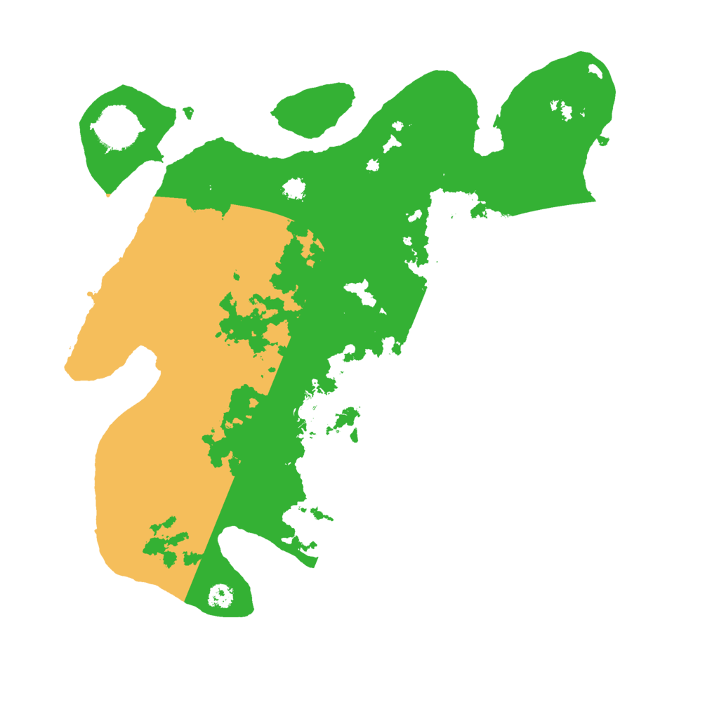 Biome Rust Map: Procedural Map, Size: 3000, Seed: 13078928