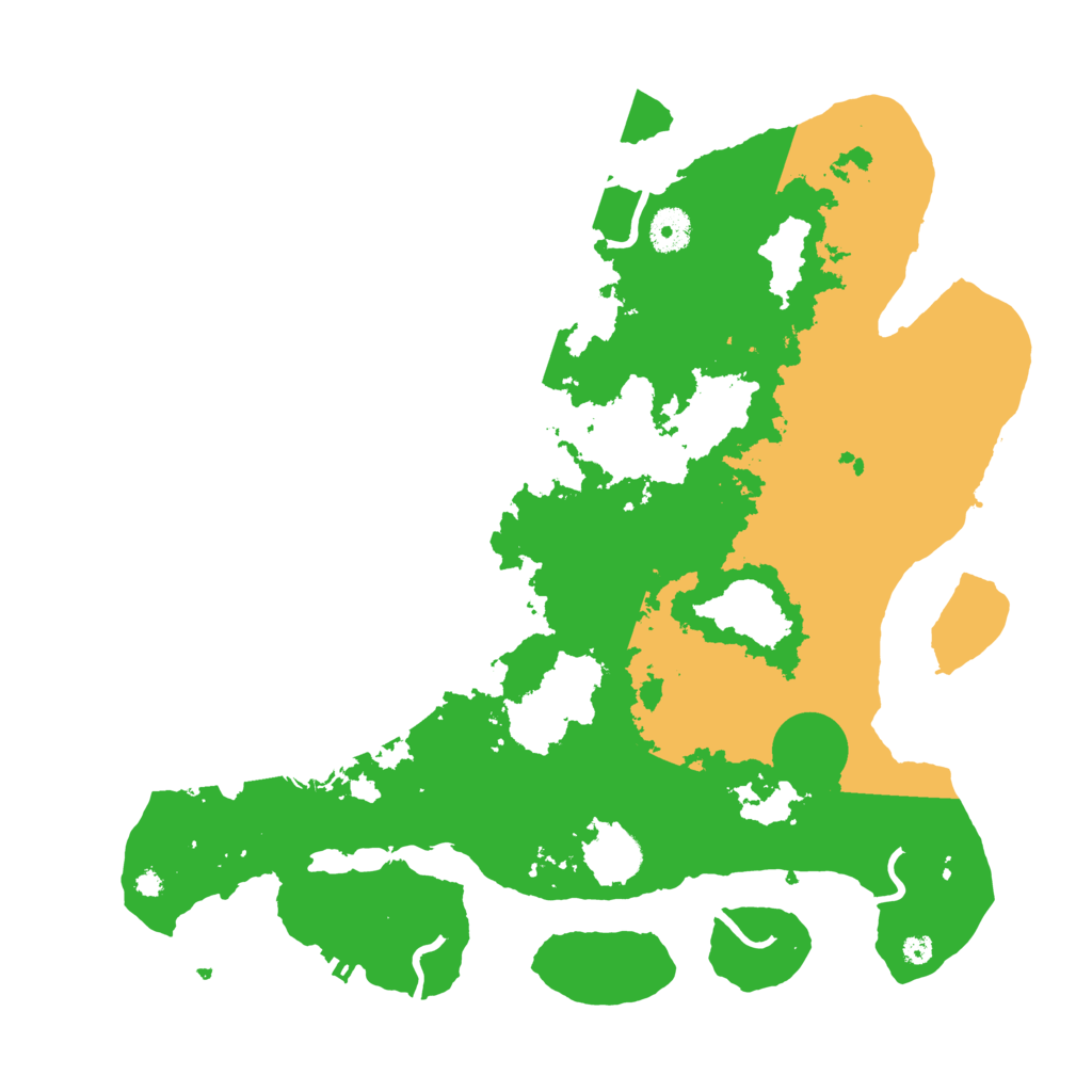 Biome Rust Map: Procedural Map, Size: 3800, Seed: 47455144