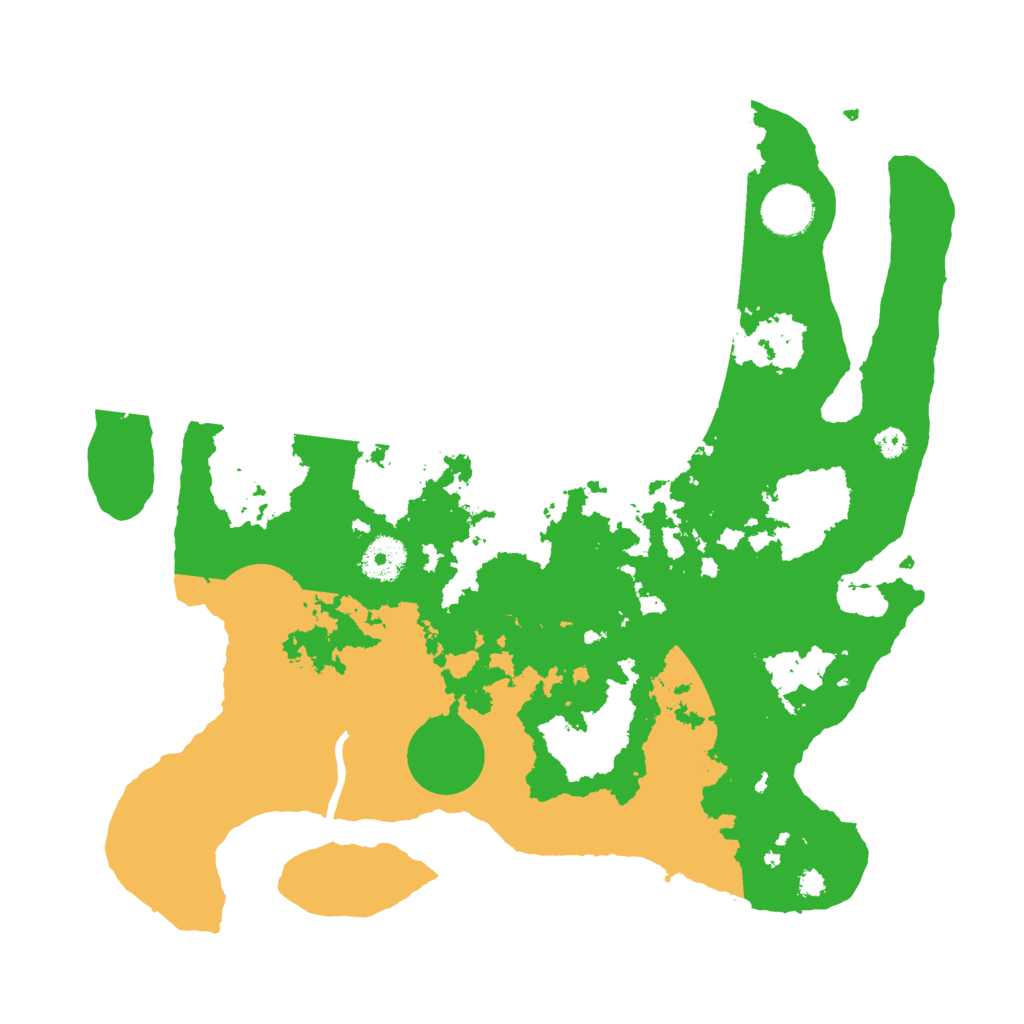 Biome Rust Map: Procedural Map, Size: 3500, Seed: 61547142