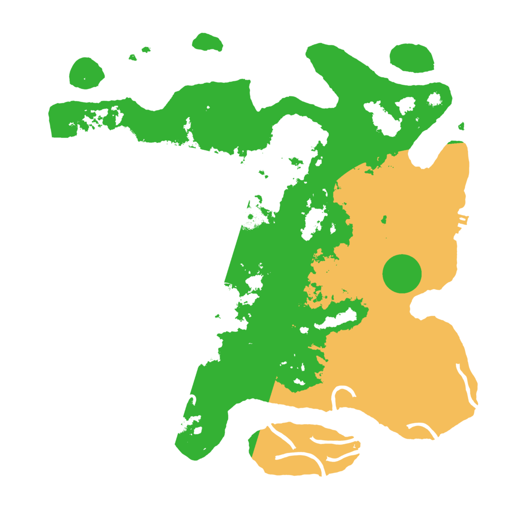 Biome Rust Map: Procedural Map, Size: 3500, Seed: 69151222