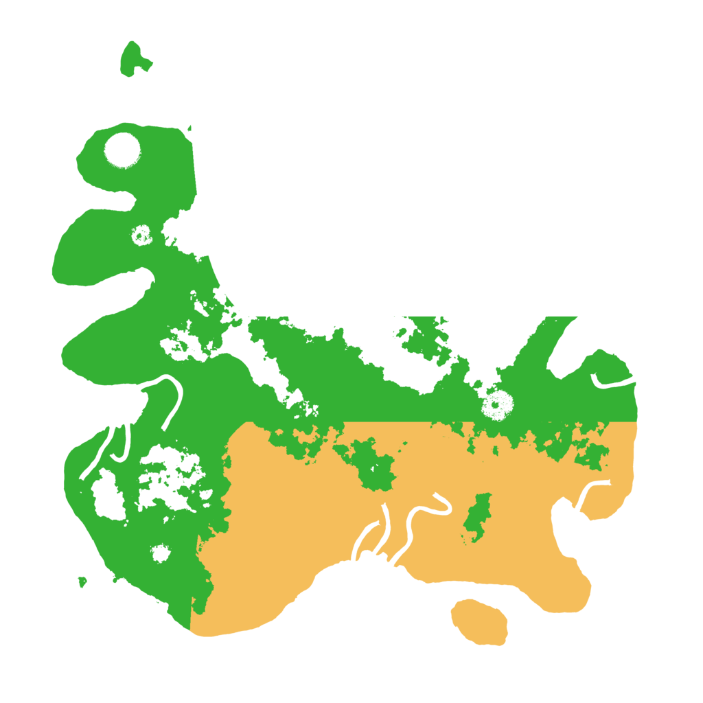 Biome Rust Map: Procedural Map, Size: 3500, Seed: 2135182987