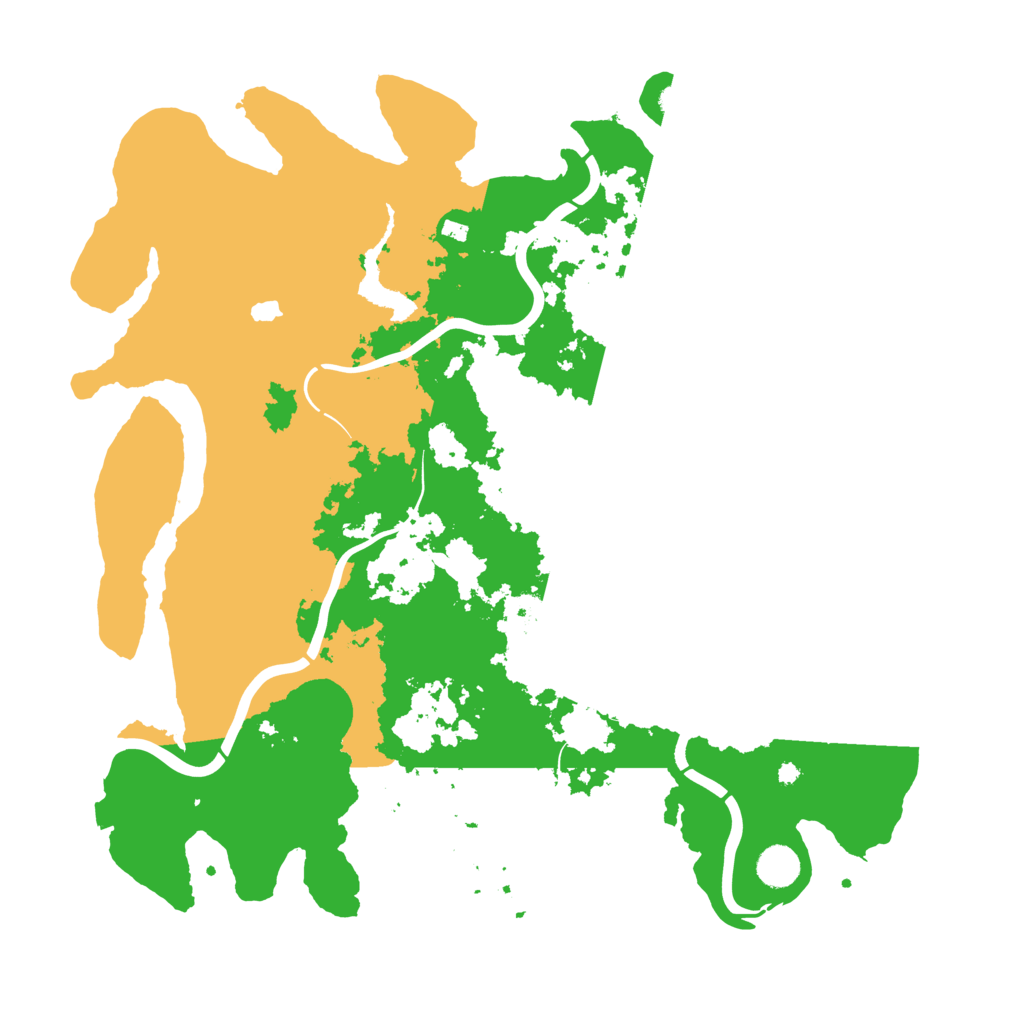 Biome Rust Map: Procedural Map, Size: 4300, Seed: 39736357