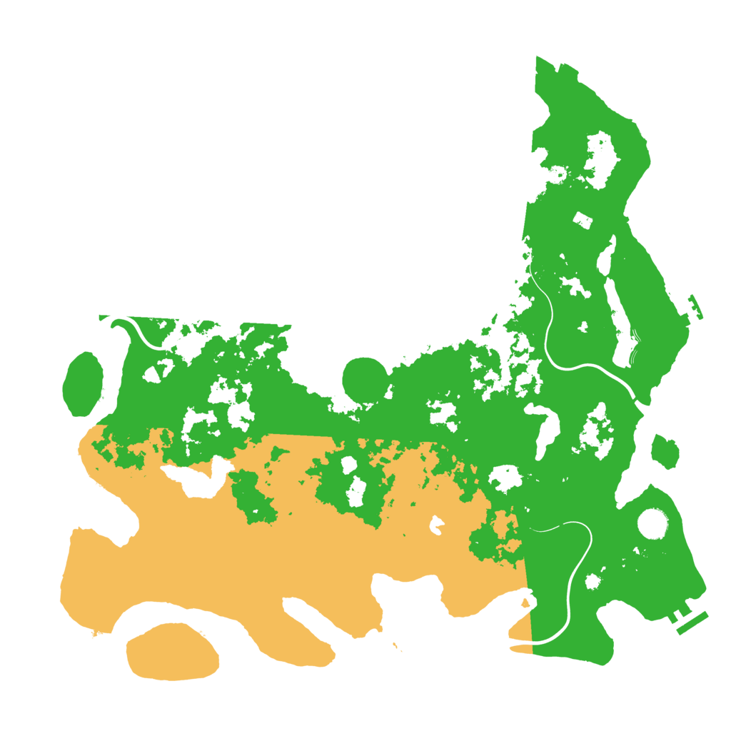 Biome Rust Map: Procedural Map, Size: 4250, Seed: 23880005
