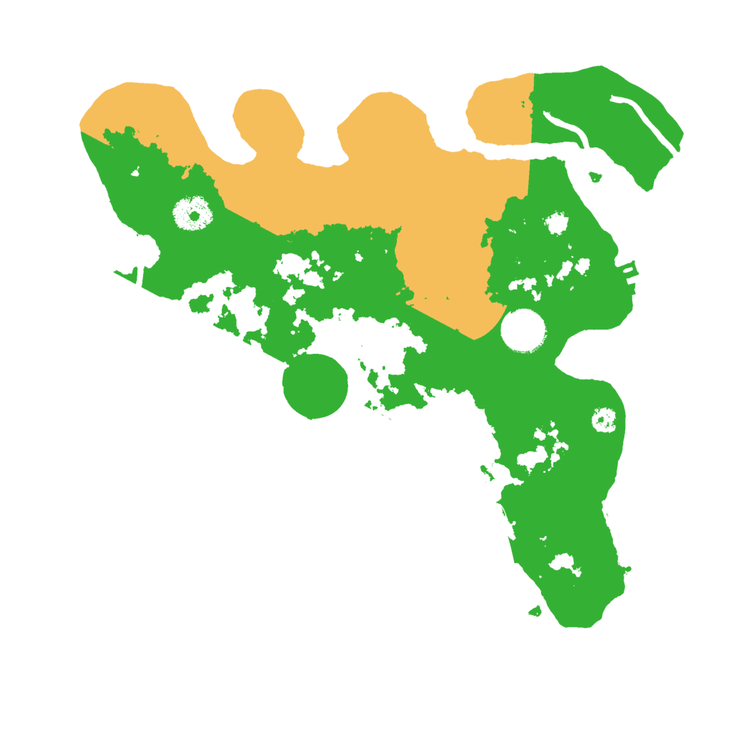 Biome Rust Map: Procedural Map, Size: 3000, Seed: 1520