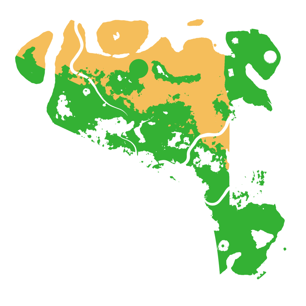 Biome Rust Map: Procedural Map, Size: 4250, Seed: 3622660