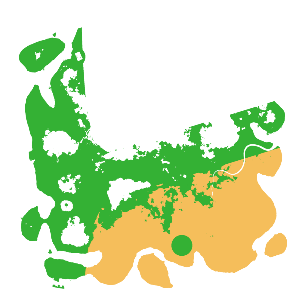 Biome Rust Map: Procedural Map, Size: 3900, Seed: 65729634