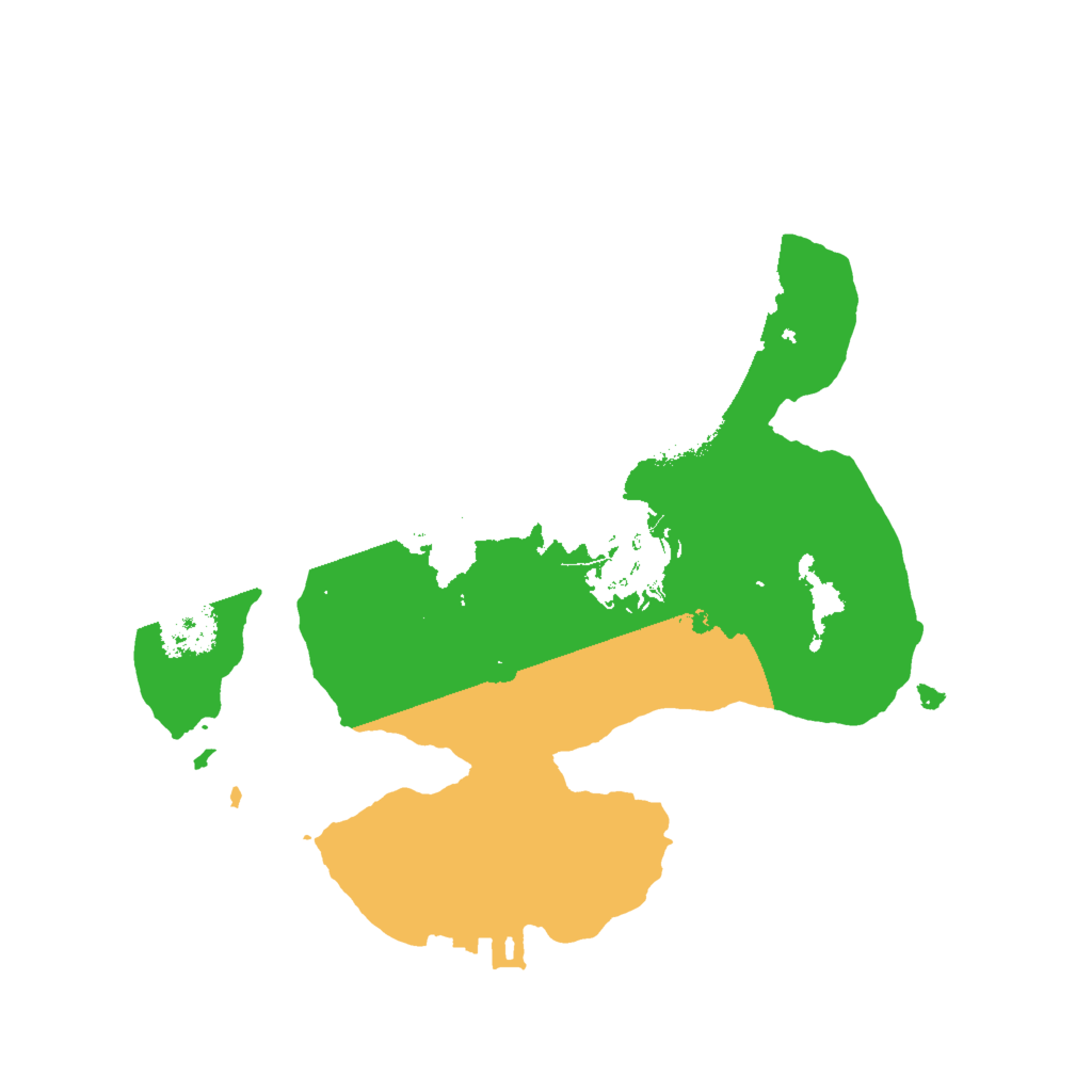 Biome Rust Map: Procedural Map, Size: 2000, Seed: 42764805