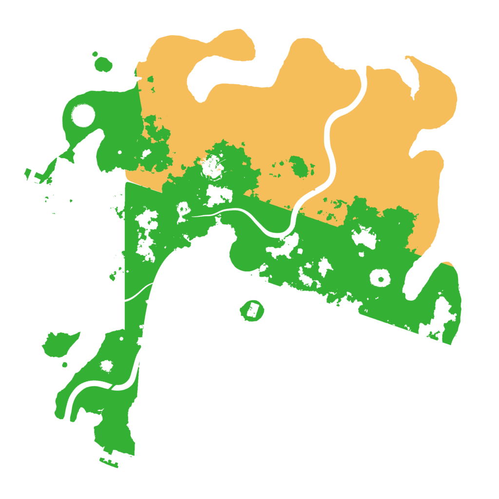 Biome Rust Map: Procedural Map, Size: 3800, Seed: 18830589