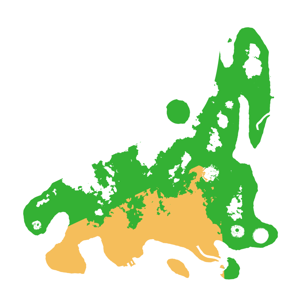 Biome Rust Map: Procedural Map, Size: 3500, Seed: 67316