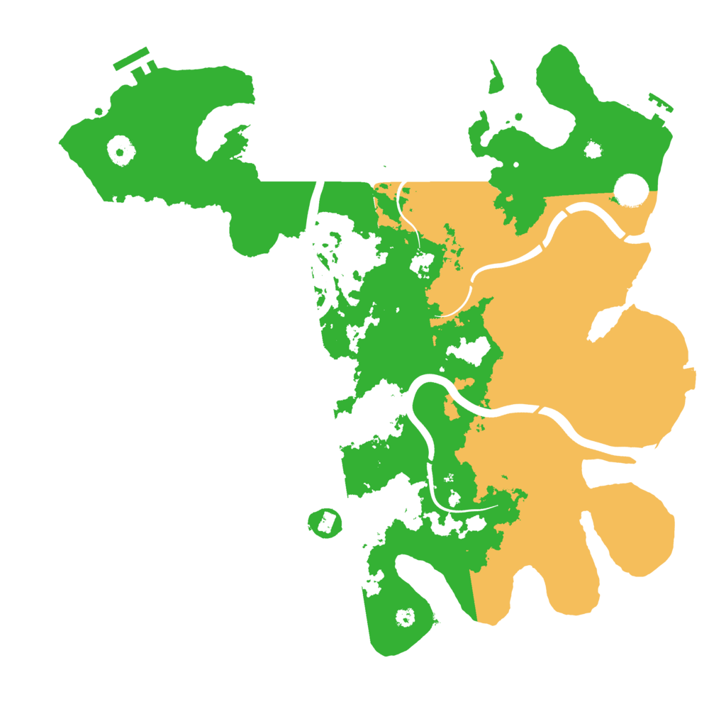Biome Rust Map: Procedural Map, Size: 3850, Seed: 47196691