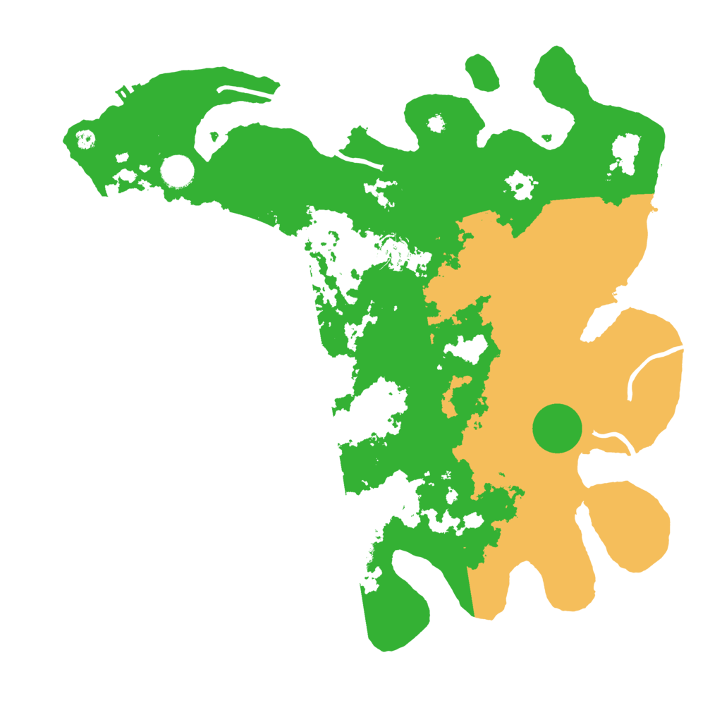 Biome Rust Map: Procedural Map, Size: 3850, Seed: 47196691