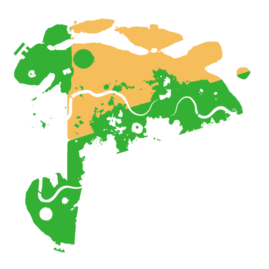 Biome Rust Map: Procedural Map, Size: 3650, Seed: 14316544