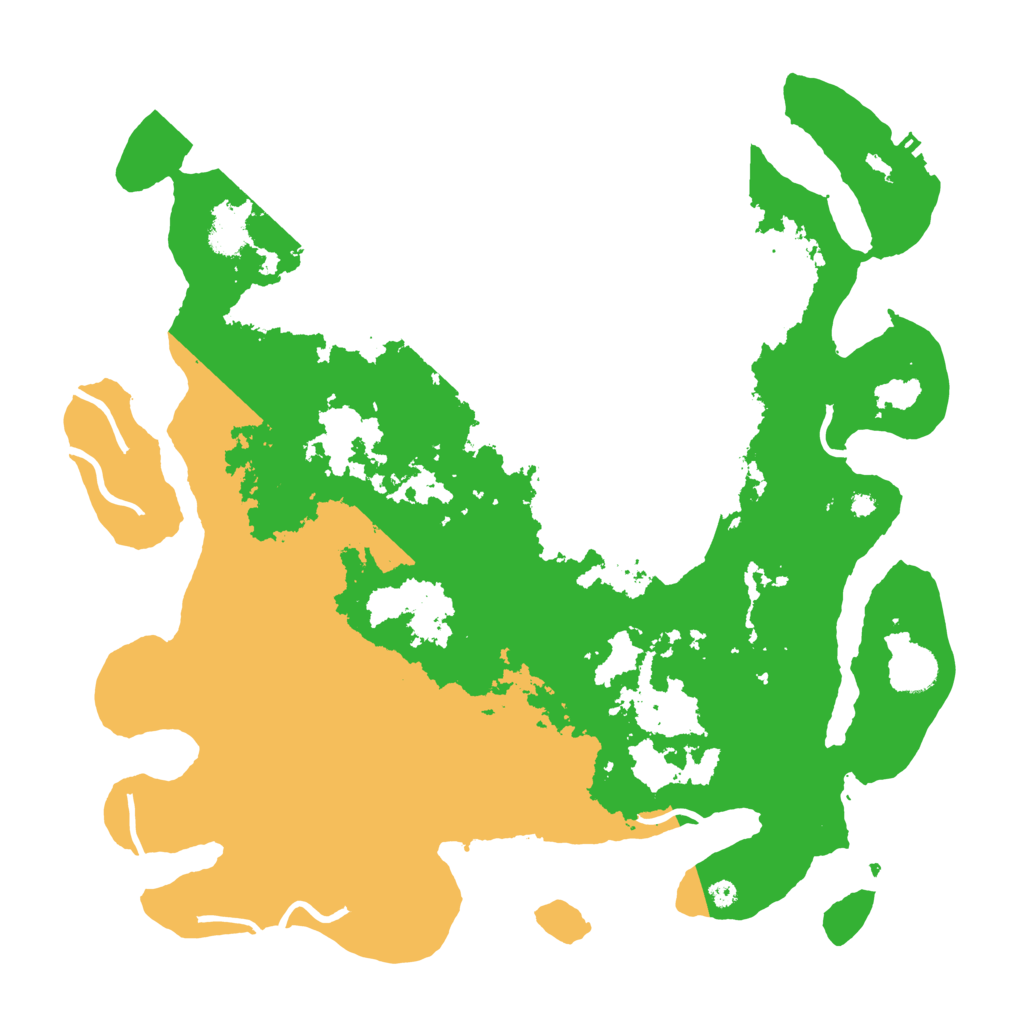 Biome Rust Map: Procedural Map, Size: 3950, Seed: 45571