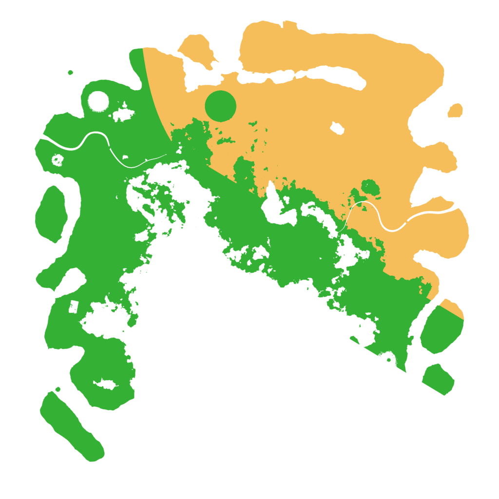 Biome Rust Map: Procedural Map, Size: 4200, Seed: 556677