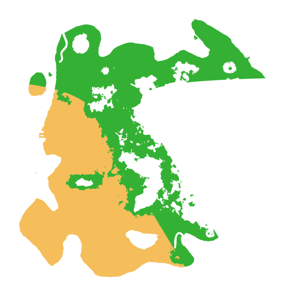 Biome Rust Map: Procedural Map, Size: 3550, Seed: 87886894