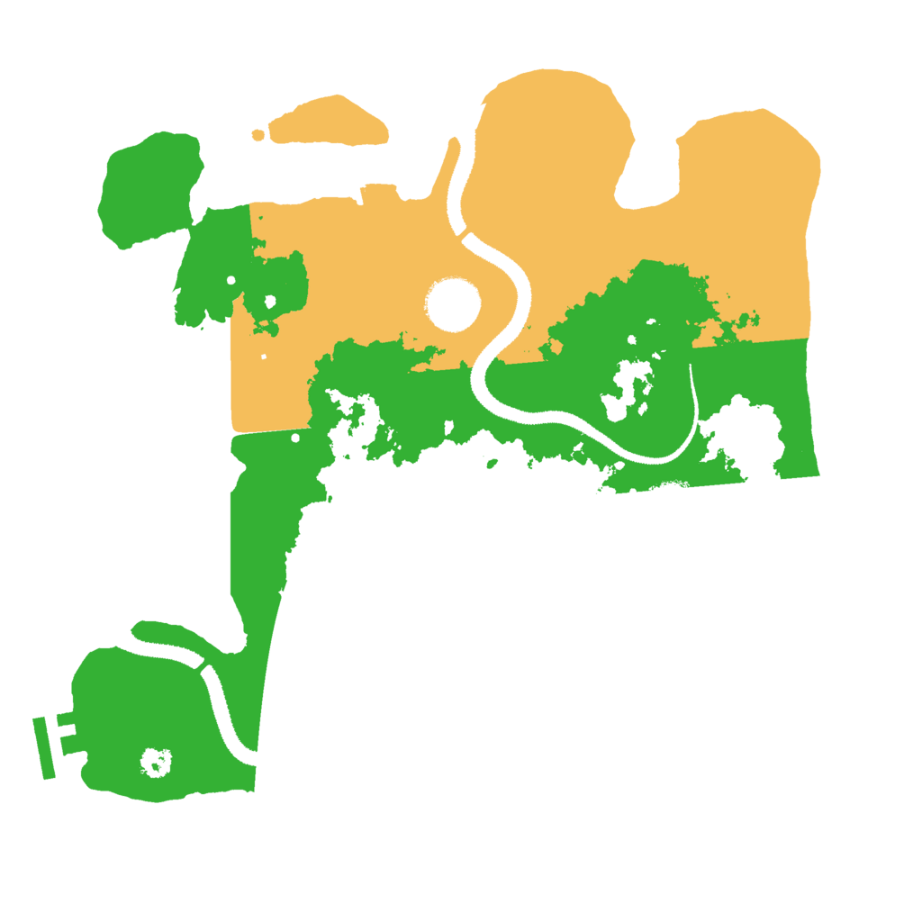 Biome Rust Map: Procedural Map, Size: 3000, Seed: 546295259