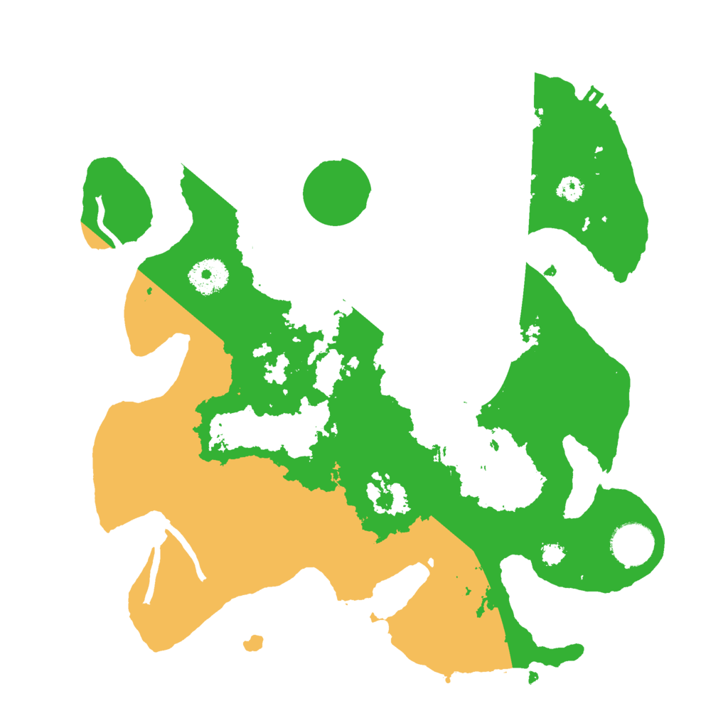 Biome Rust Map: Procedural Map, Size: 3000, Seed: 11361