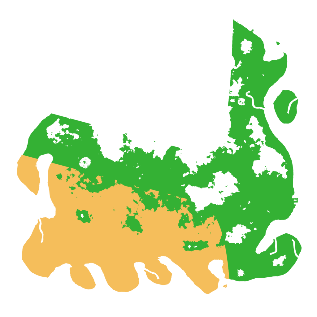Biome Rust Map: Procedural Map, Size: 4300, Seed: 86346174