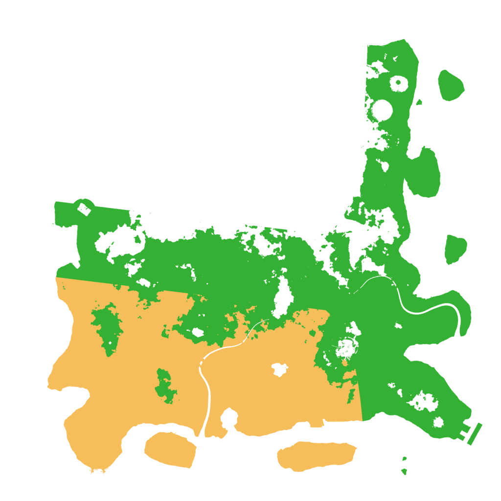 Biome Rust Map: Procedural Map, Size: 4250, Seed: 7823364