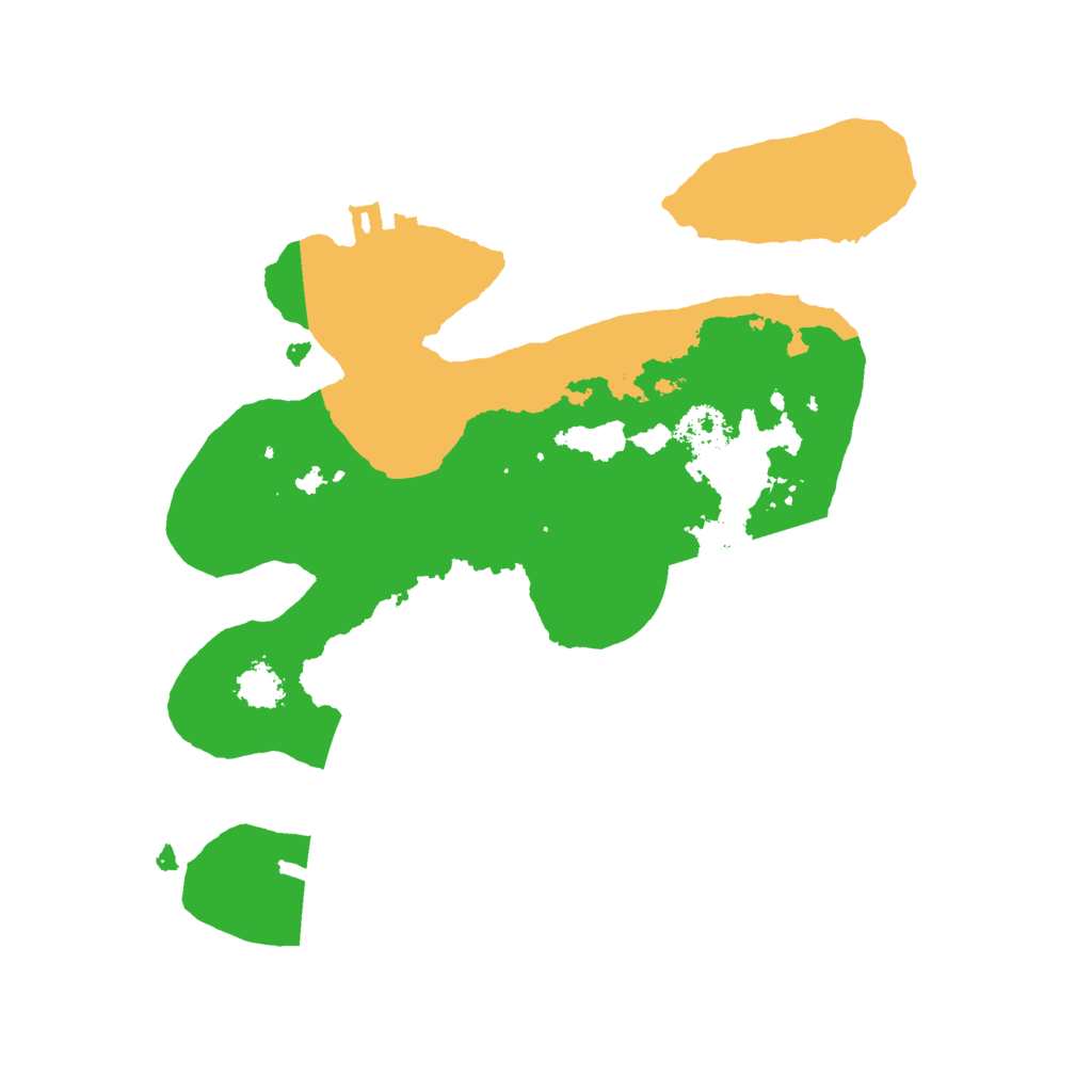 Biome Rust Map: Procedural Map, Size: 2200, Seed: 461528405