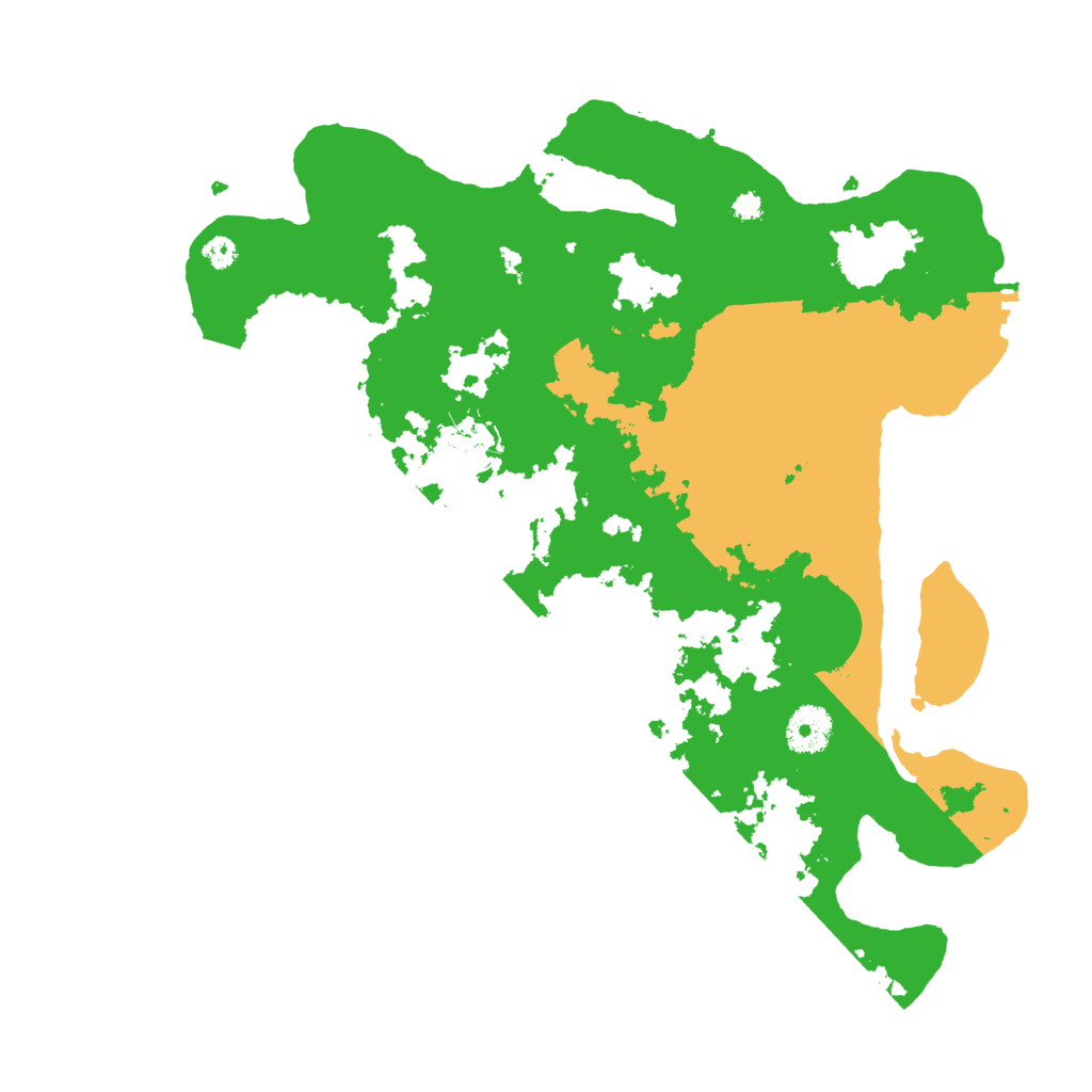 Biome Rust Map: Procedural Map, Size: 3500, Seed: 1080408904