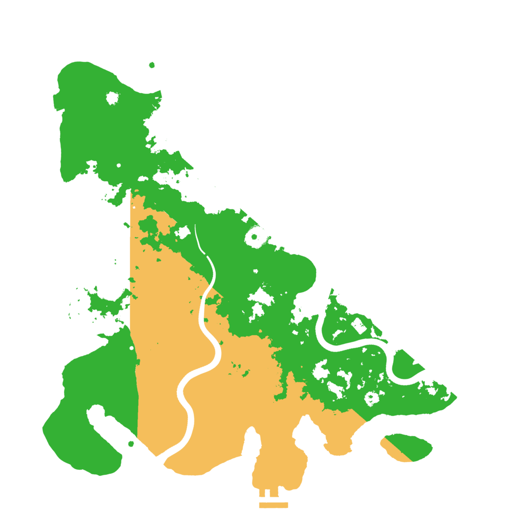 Biome Rust Map: Procedural Map, Size: 3650, Seed: 21793174