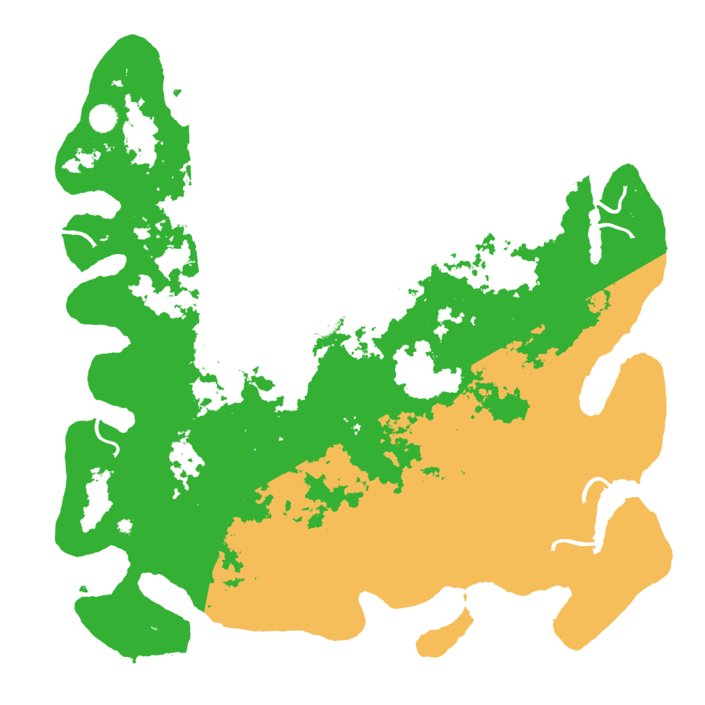 Biome Rust Map: Procedural Map, Size: 4400, Seed: 22375992