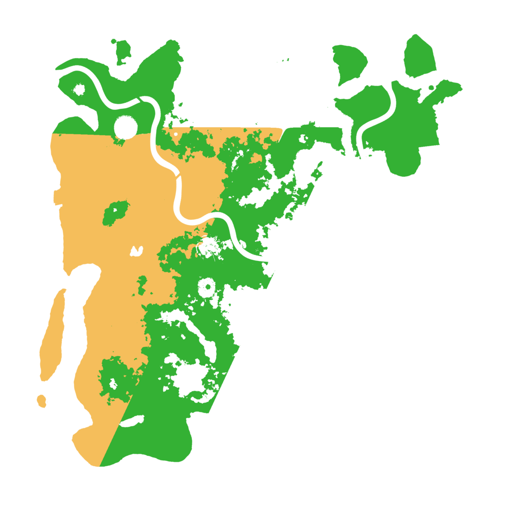 Biome Rust Map: Procedural Map, Size: 4000, Seed: 7204863